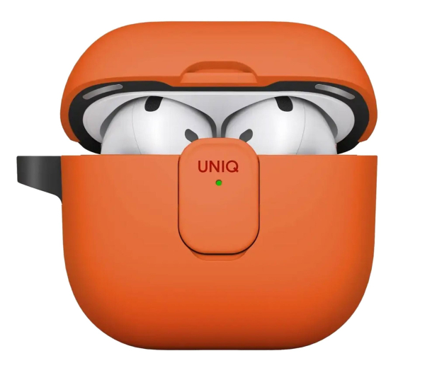 Uniq Etui Clyde do AirPods 4 Lock Case pomarańczowy - 1359225 - zdjęcie
